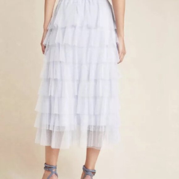 Anthropologie Ashley skirt new medium blue new - Picture 5 of 5
